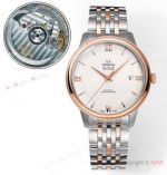 Swiss Made Copy Omega DeVille Prestige Co-Axial calibre 2500 Watch Rose Gold on Steel